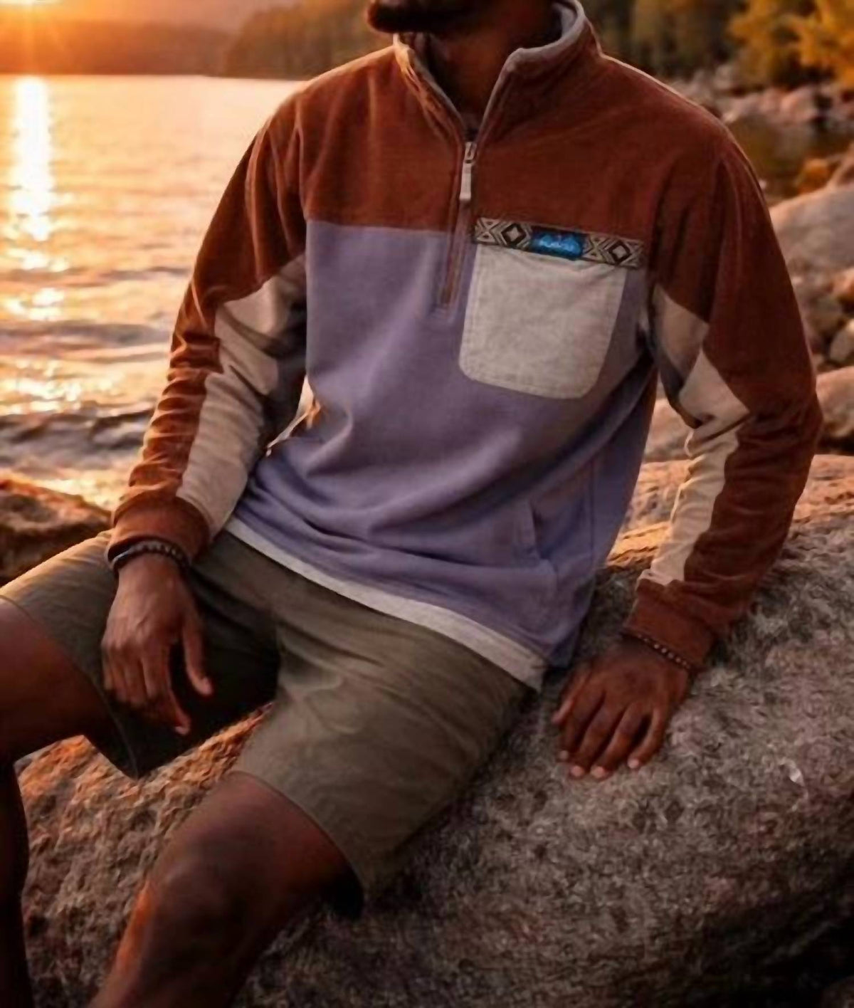 Kavu - THROWSHIRT FLEX 1/2 ZIP JACKET