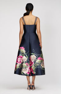 Kay Unger - Margot Tea Length Dress - black - clothing - dresses
