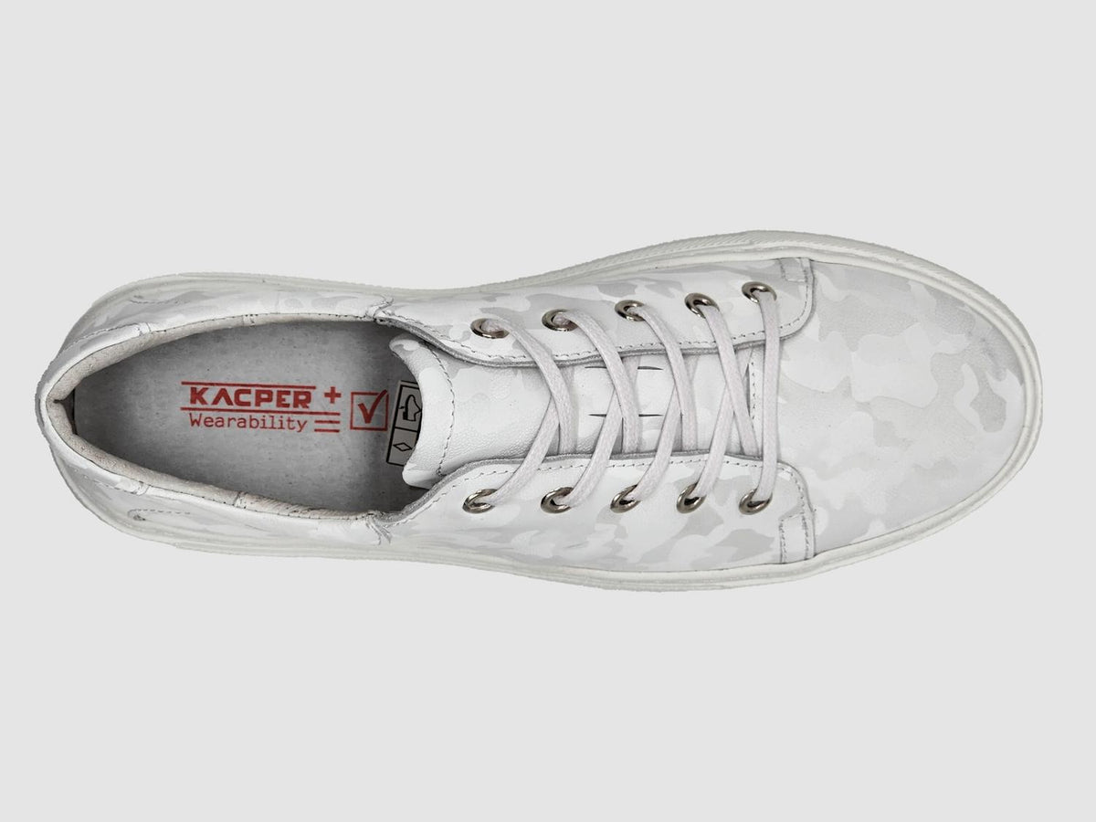 Kcr Group - Women's Classic Camo Leather Sneakers