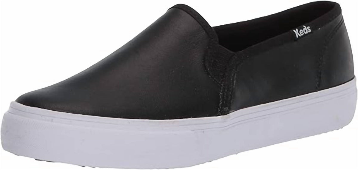 Keds - Women's Double Decker Leather Slip On Shoe
