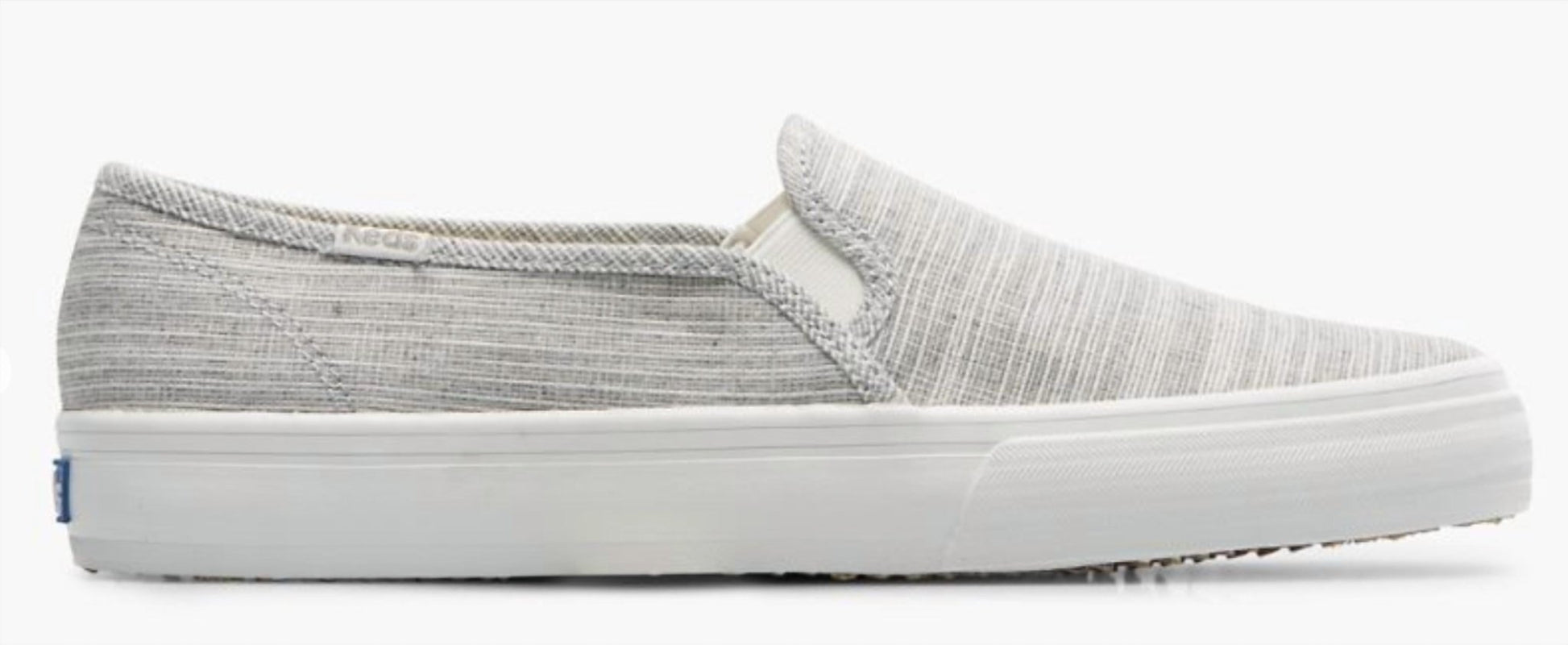 Keds - Women's Double Decker Static Ticking Stripe Shoe - flats - grey - loafers