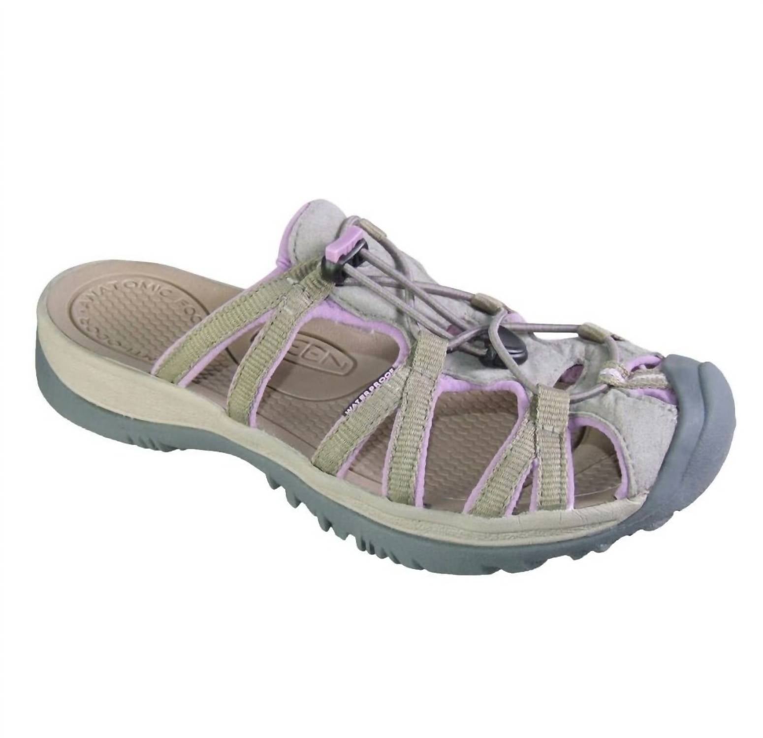 Keen - Women's Whisper Slide Sandal - beige - sandals - shoes