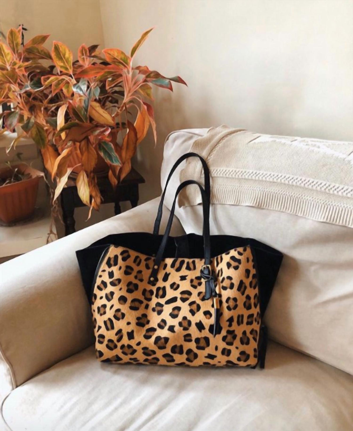 Kempton & Co. - Leopard Kingsbridge Tote