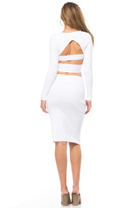 Kendall + Kylie - Compact Overlap Pencil Skirt - clothing - knee - length - skirts - midi