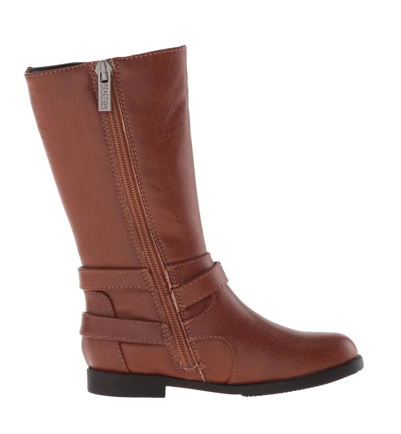 Kenneth Cole - Girls Kennedy Boot - boots - brown - faux - leather