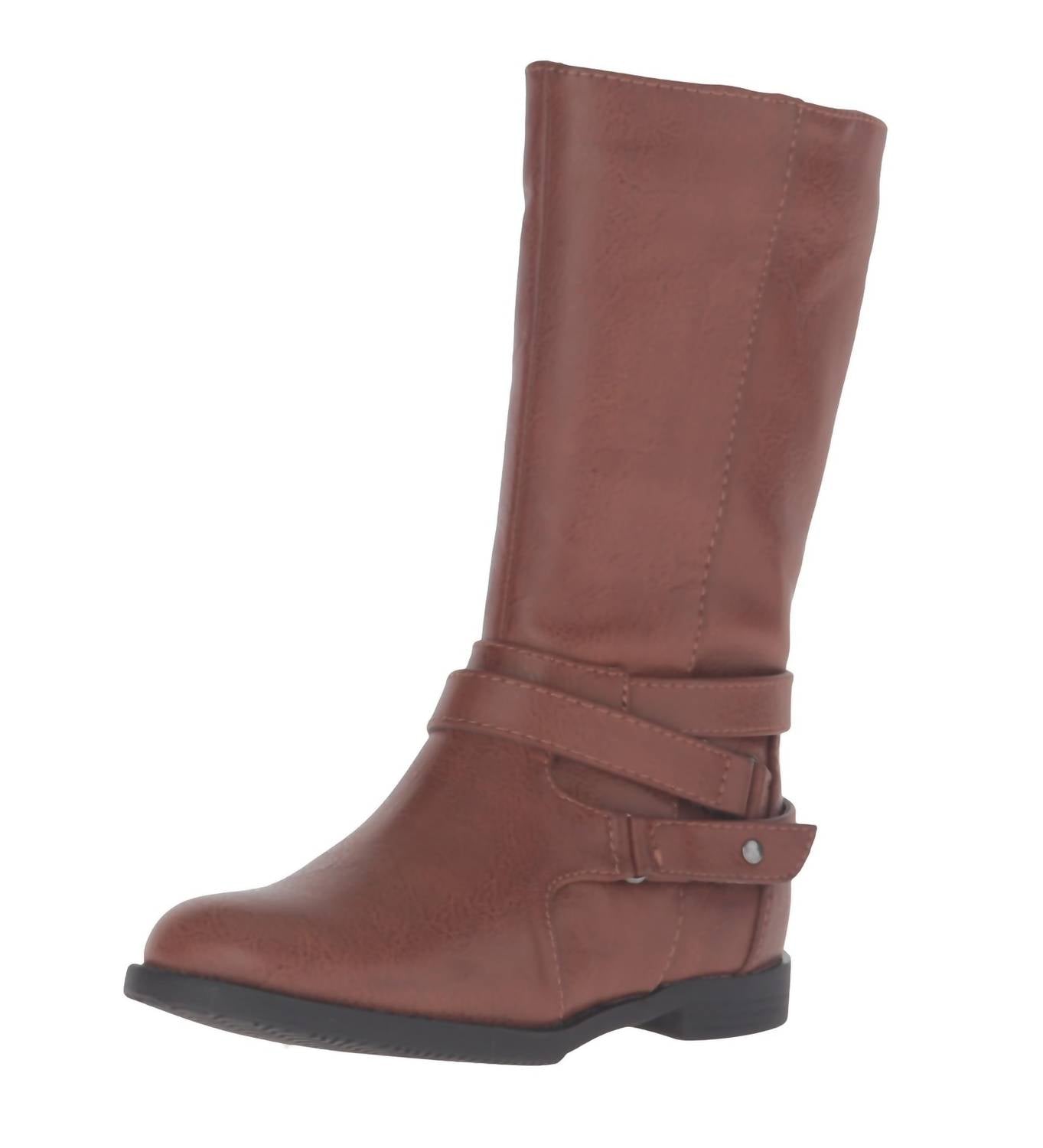 Kenneth Cole - Girls Kennedy Boot - boots - brown - faux - leather