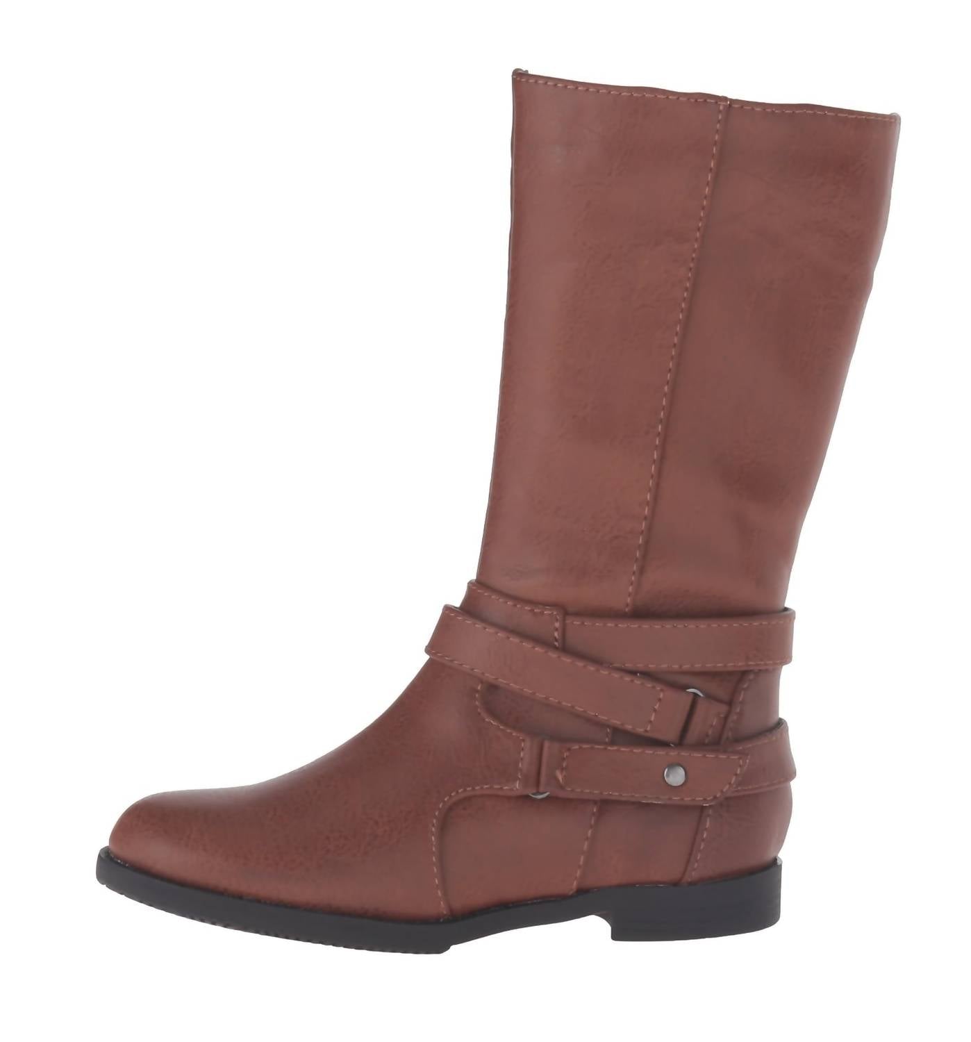 Kenneth Cole - Girls Kennedy Boot - boots - brown - faux - leather