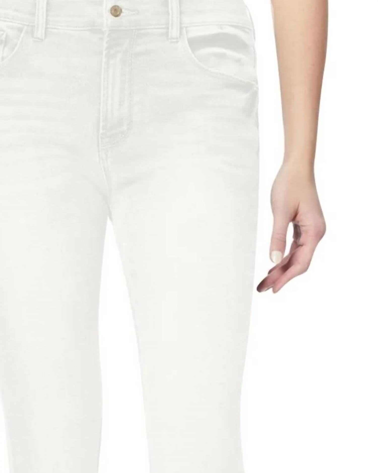 Kensie - High Rise Raw Hem Skinny Jean - clothing - cotton - blend - jeans