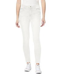 Kensie - High Rise Raw Hem Skinny Jean - clothing - cotton - blend - jeans