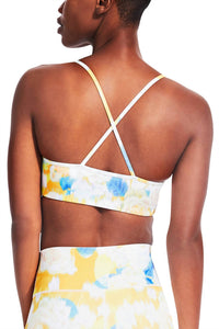 Kensie - Printed Sleeveless Cross Back Bralette