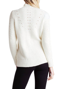 Kensie - Punk Yarn Long Sleeve Mock Neck Sweater