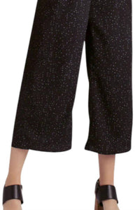 Kensie - Short Sleeve Belted V-Neck Jumpsuit