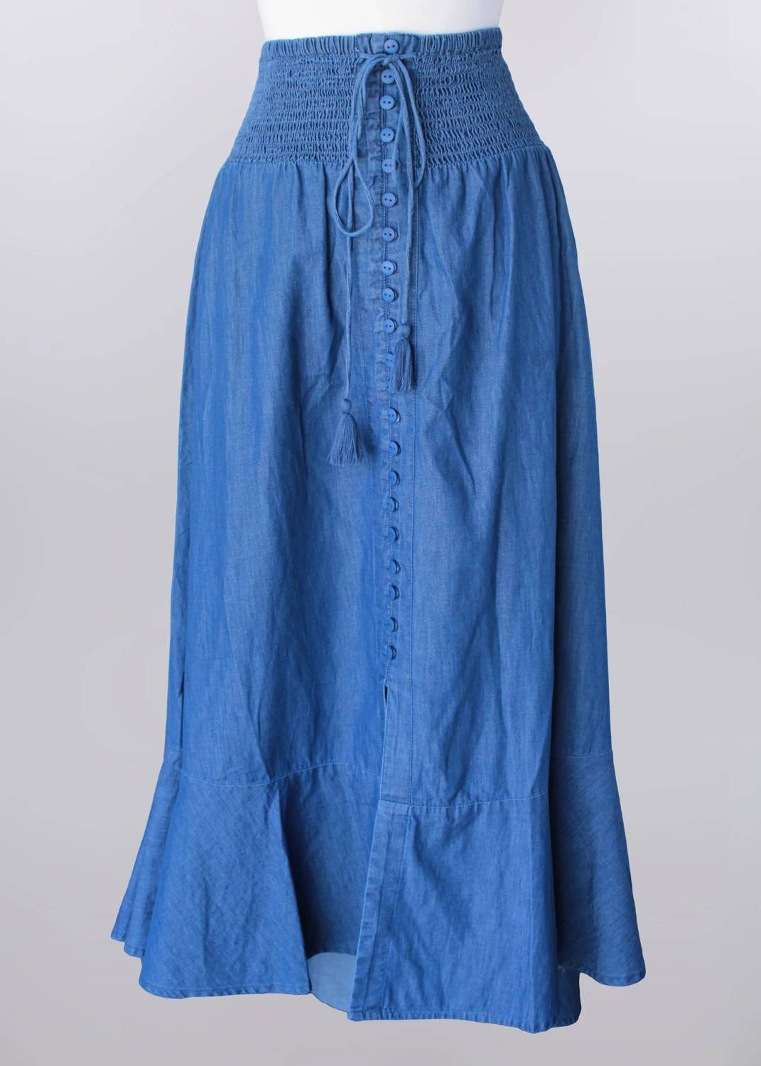 Keren Hart - Women's Button Maxi Skirt - Plus