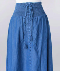 Keren Hart - Women's Button Maxi Skirt - Plus