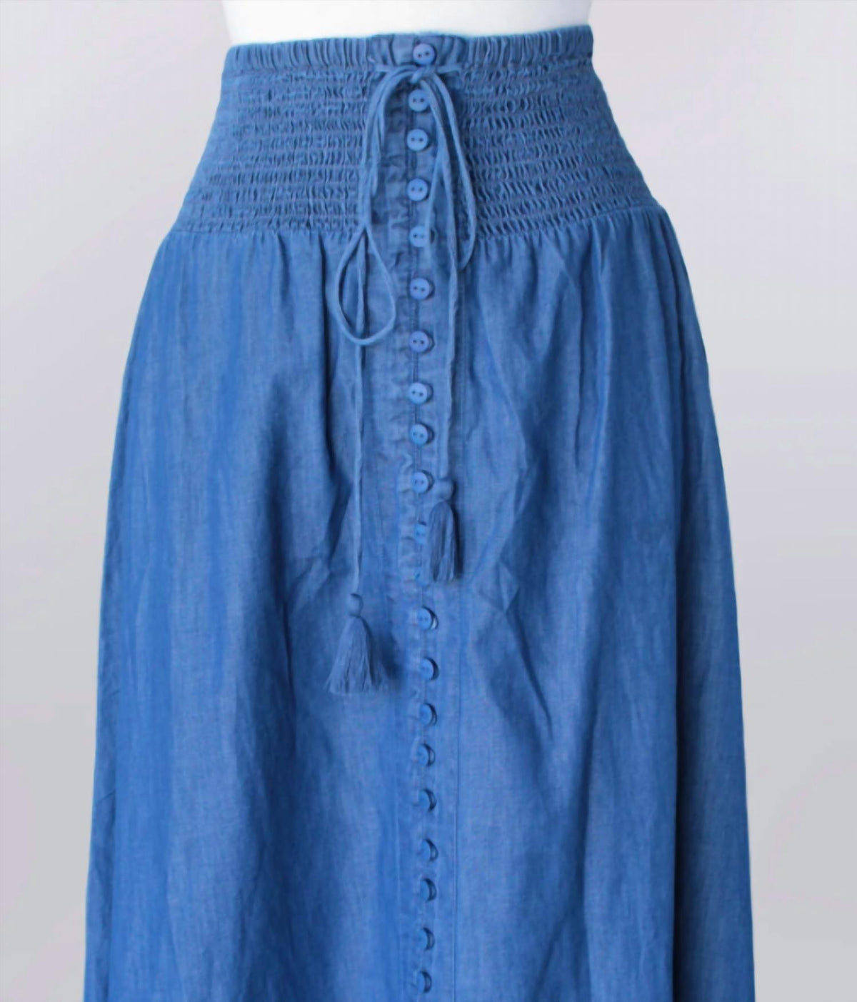 Keren Hart - Women's Button Maxi Skirt - Plus