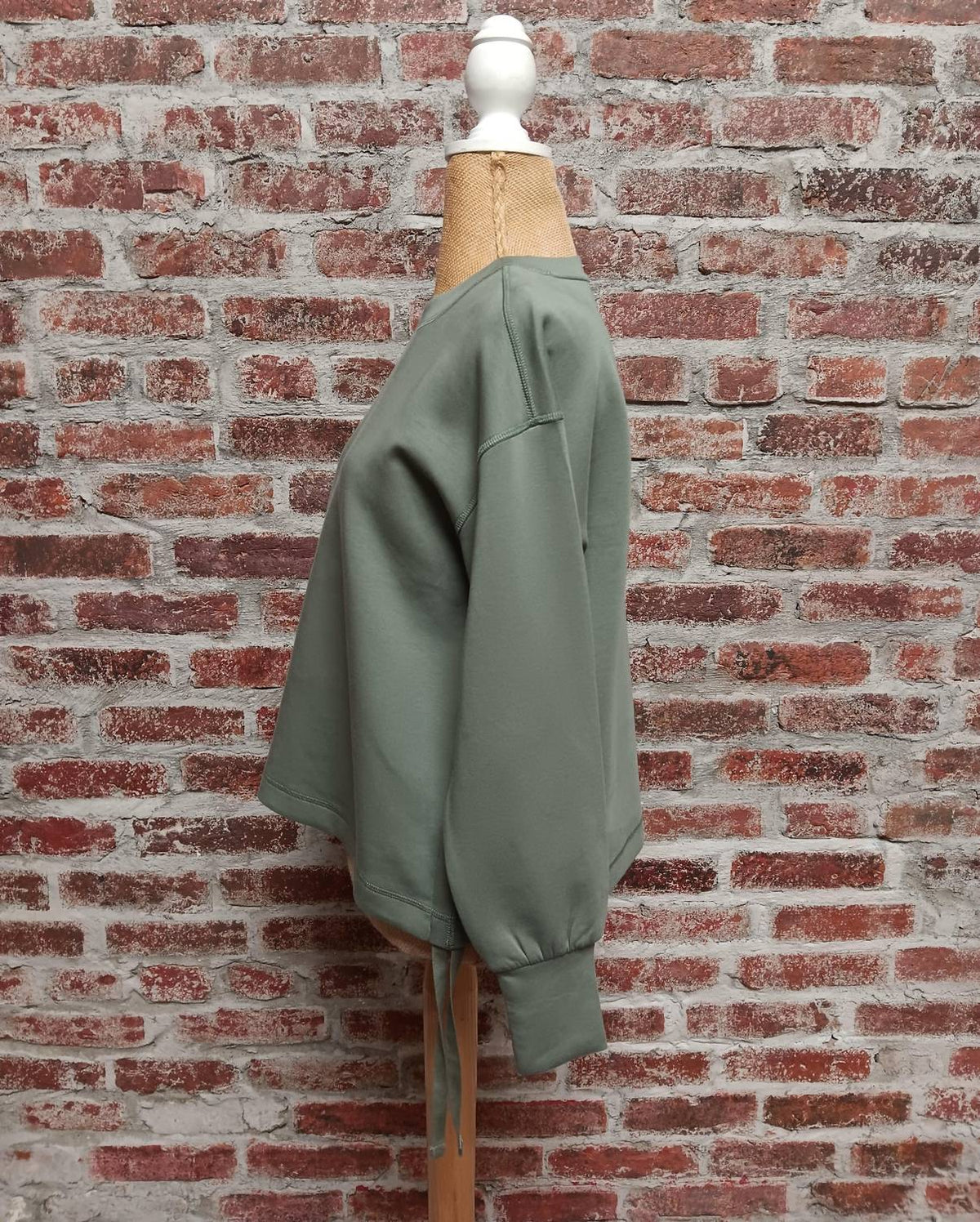 Keren Hart - Women's Long Sleeve Knit Drawstring Sweatshirt
