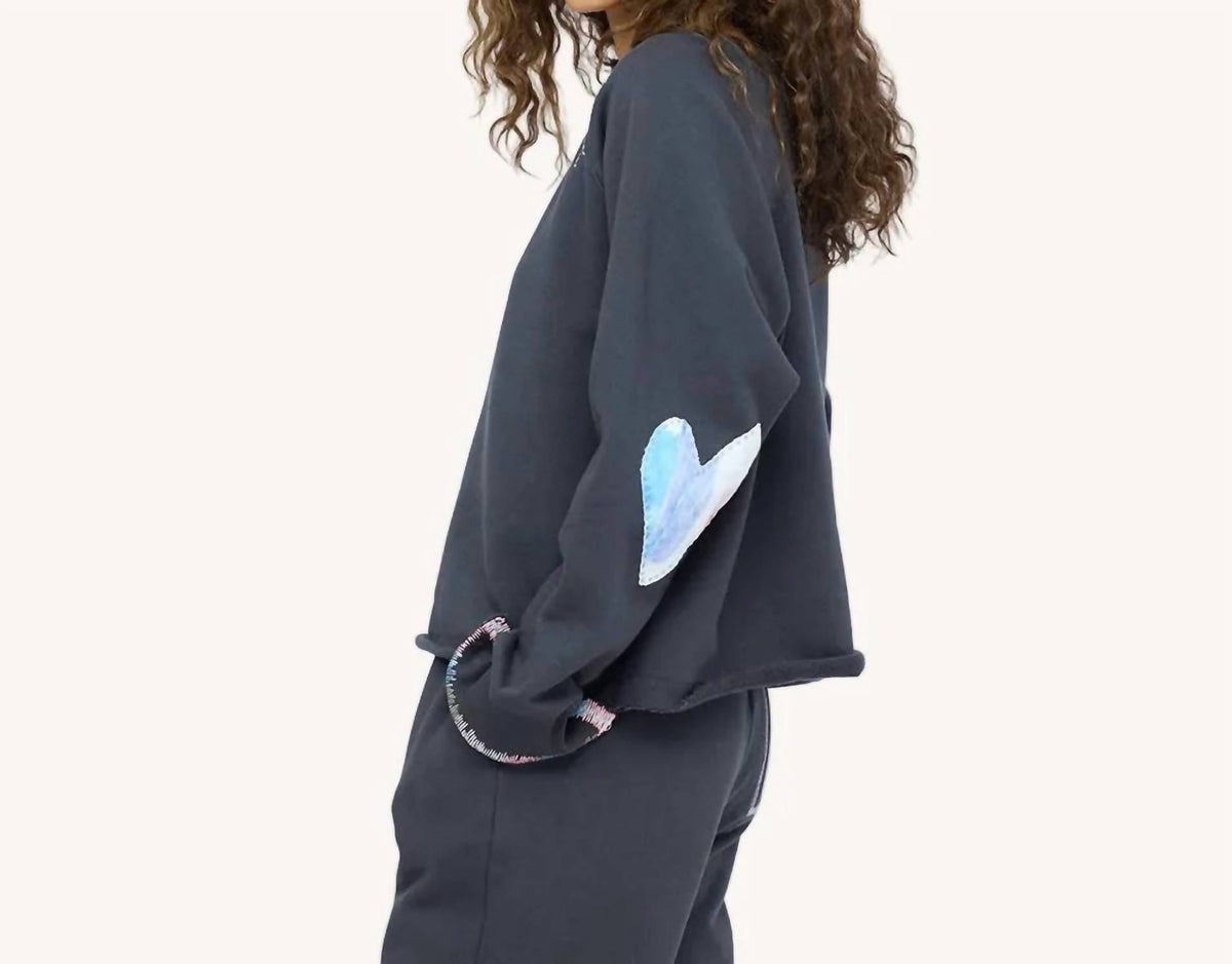 Kerri Rosenthal - Embroidered 'loved' Studio Sweatshirt