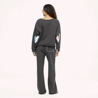 Kerri Rosenthal - Embroidered 'loved' Studio Sweatshirt