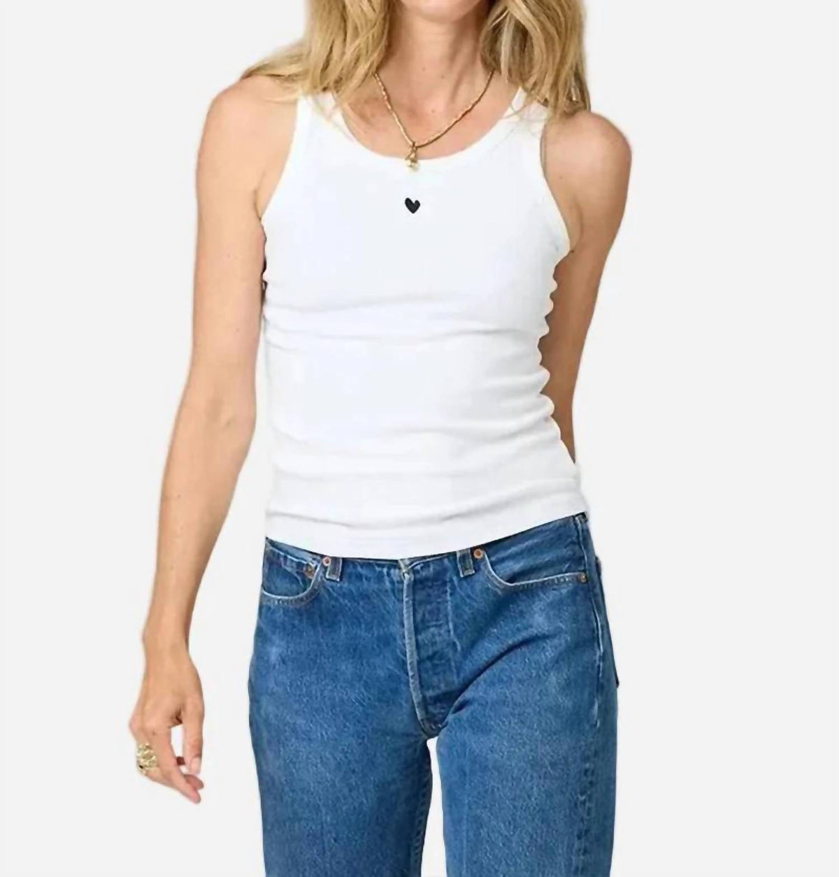Kerri Rosenthal - Embroidered Tank Top