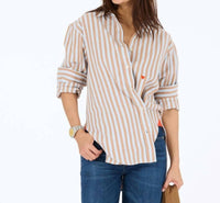 Kerri Rosenthal - Jack Stripe Flannel Shirt