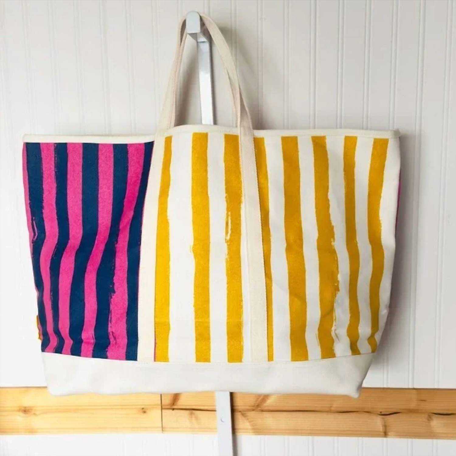 Kerri Rosenthal - Ship's Ahoy Tote - bags - blue - handbags