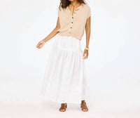 Kerri Rosenthal - Vacance Pintuck Skirt