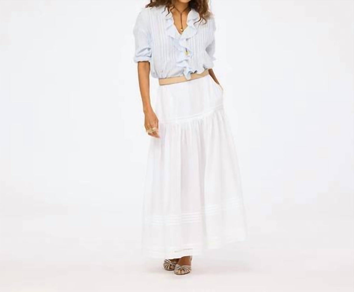 Kerri Rosenthal - Vacance Pintuck Skirt