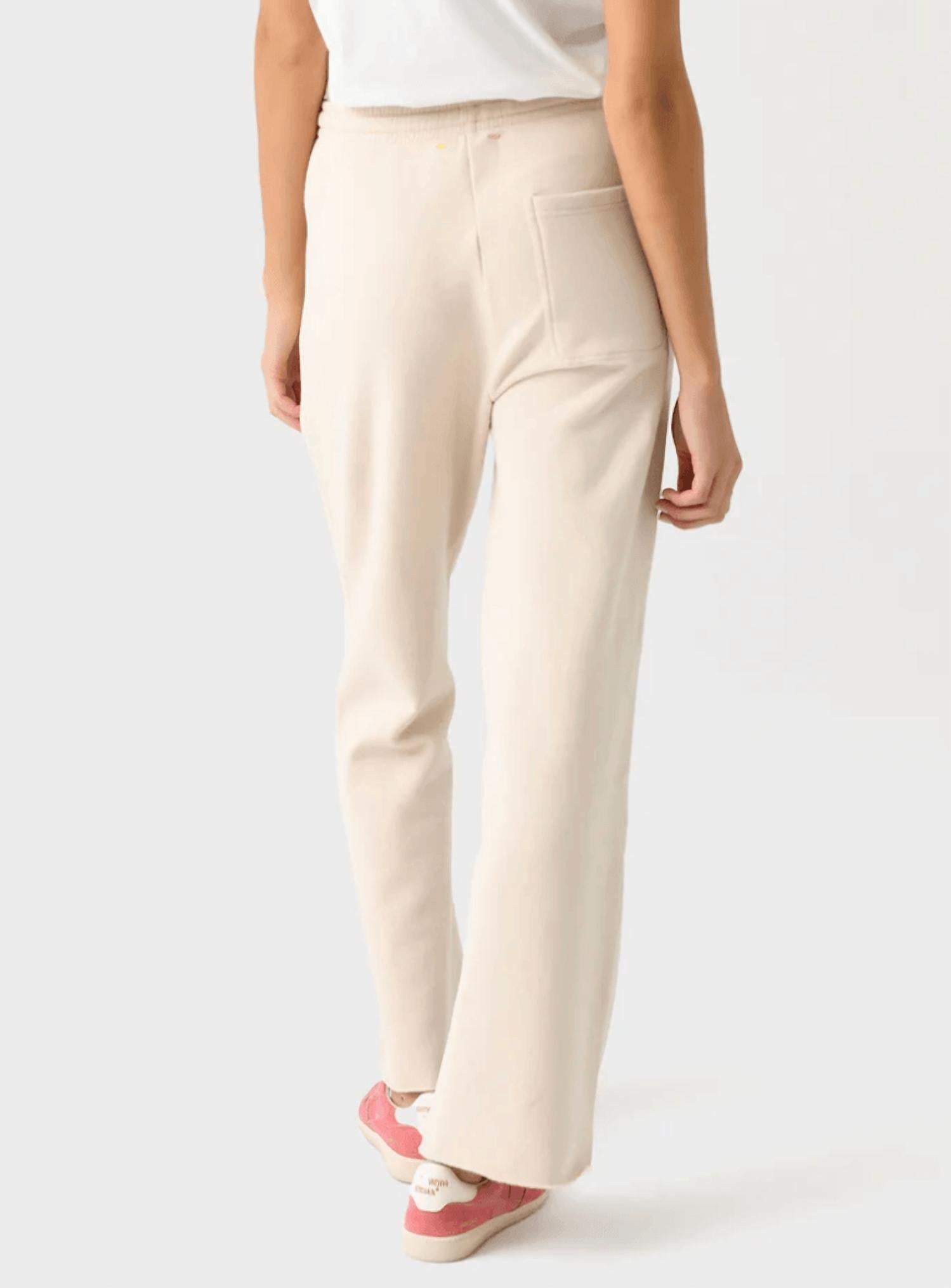 Kerri Rosenthal - Weekend Barb Sweatpant - beige - clothing - cotton