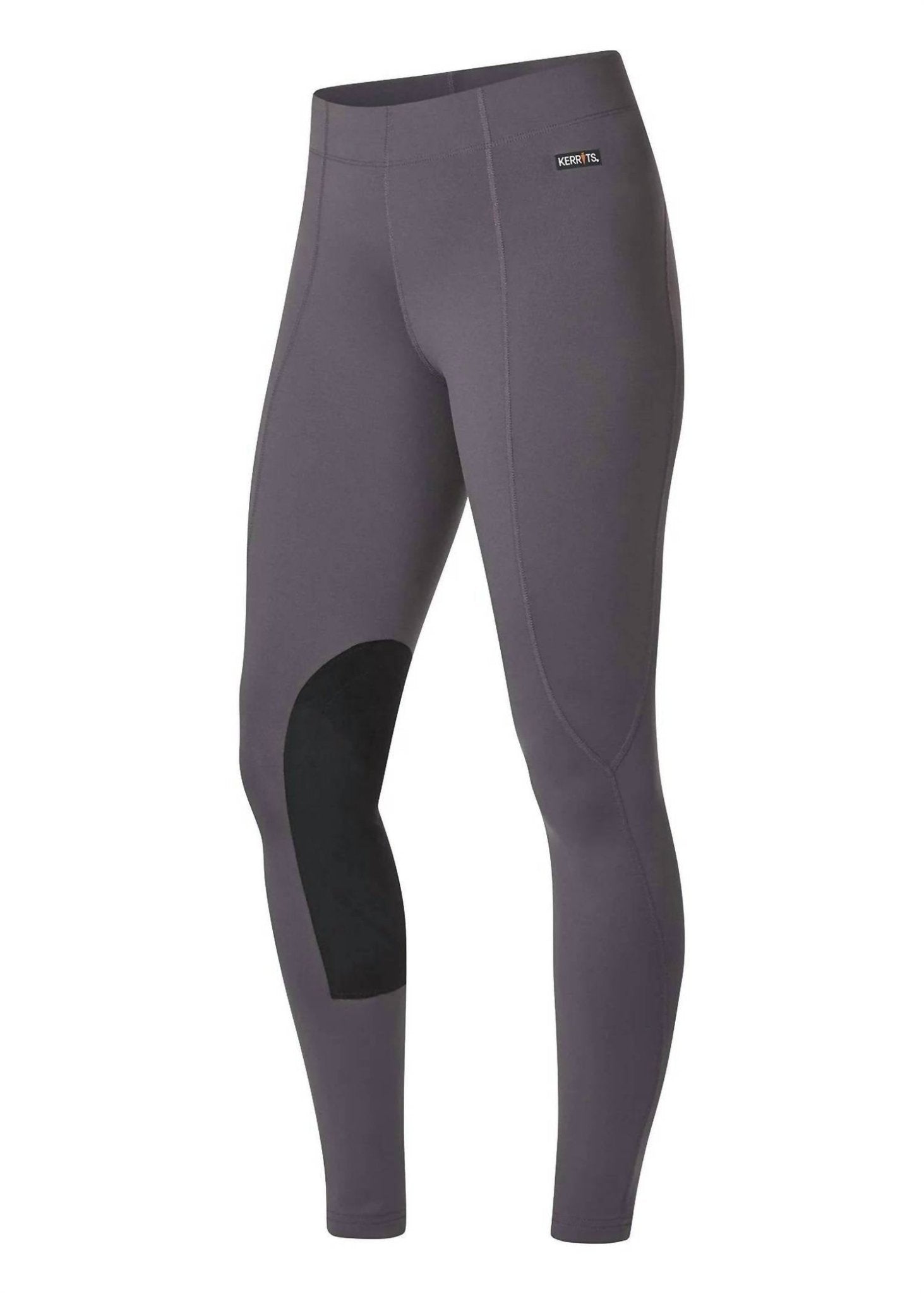 Kerrits - Women's Flow Rise Knee Patch Performance Tight Pants - ankle - clothing - cropped
