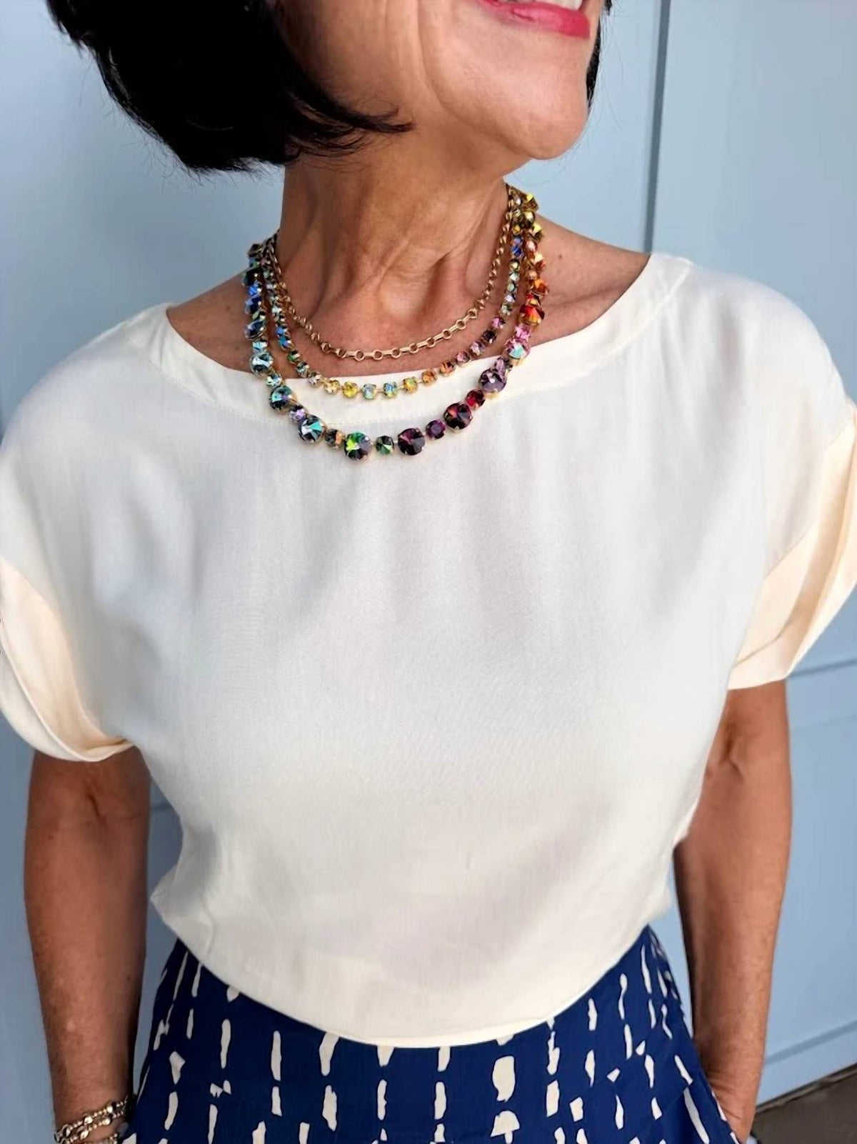 Khush - Mareva Boat Neck Top