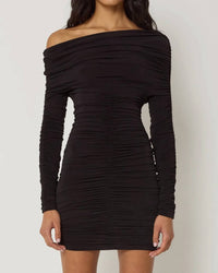 Khy - Off Shoulder Ruched Dress