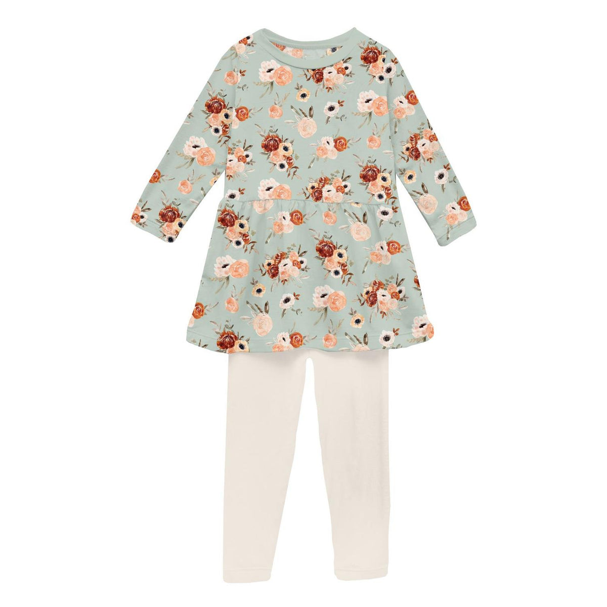 Kickee - Girl's Long Sleeve Playtime Outfit Set