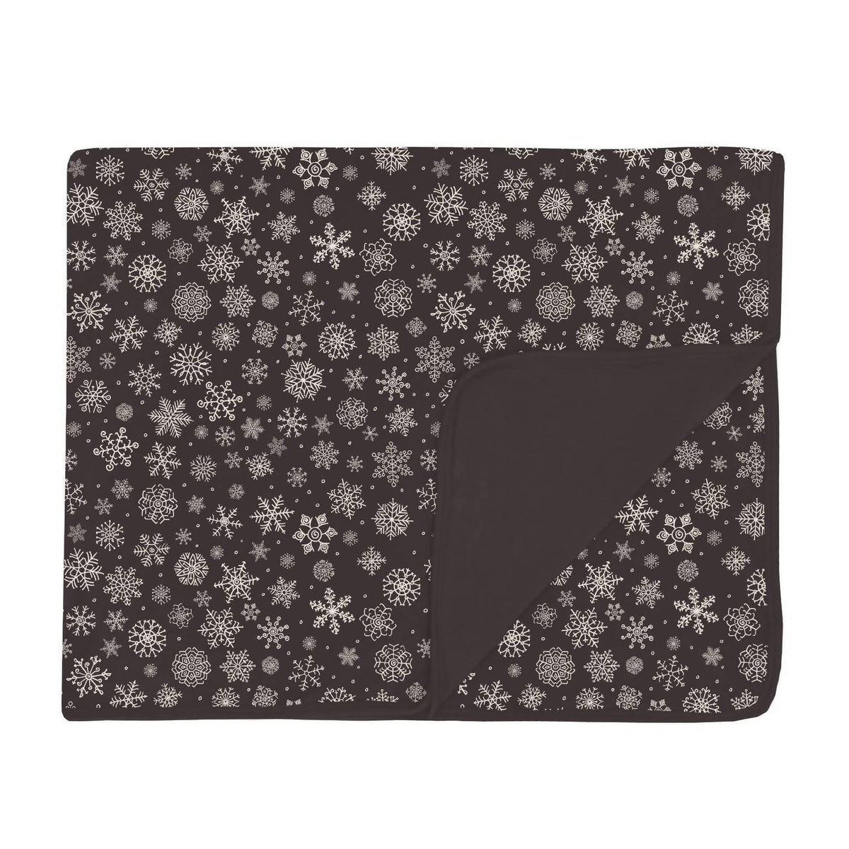 Kickee - Toddler's Chalkboard Snowflakes Blanket