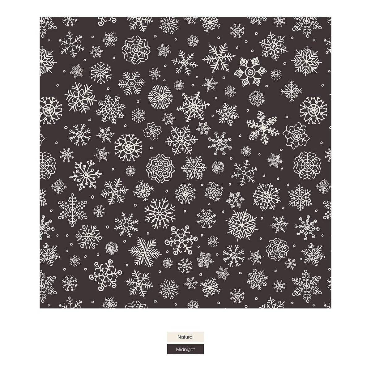 Kickee - Toddler's Chalkboard Snowflakes Blanket