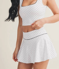 Kimberly C - Polka Dot Skort
