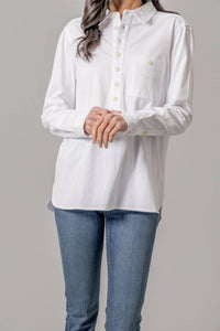 Kimes Ranch - Julia Long Sleeve Denim Shirt - button - down - shirts - clothing - cotton