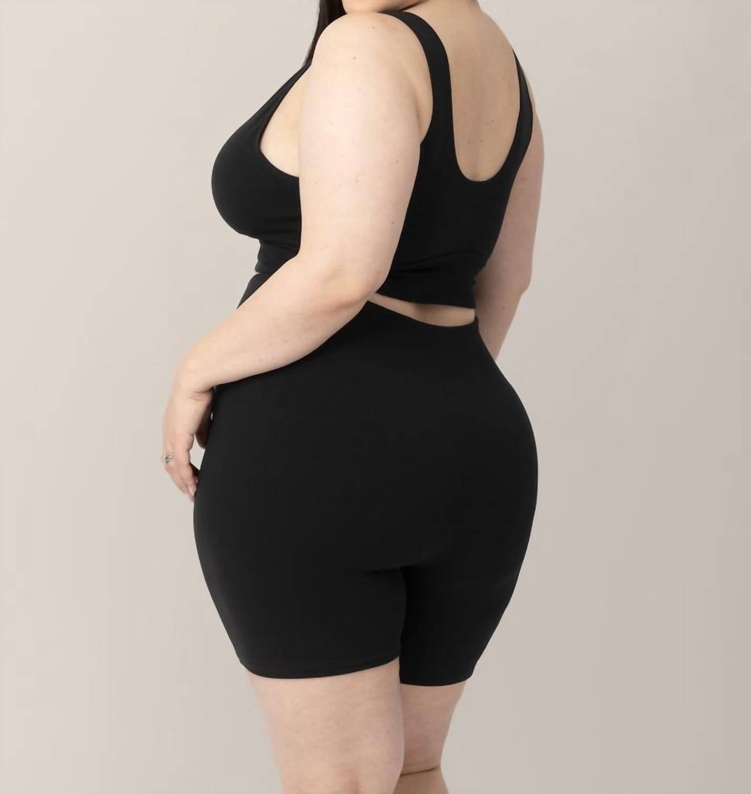 Kindred Bravely - Bamboo Maternity & Postpartum Bike Short - bike - shorts - black - clothing