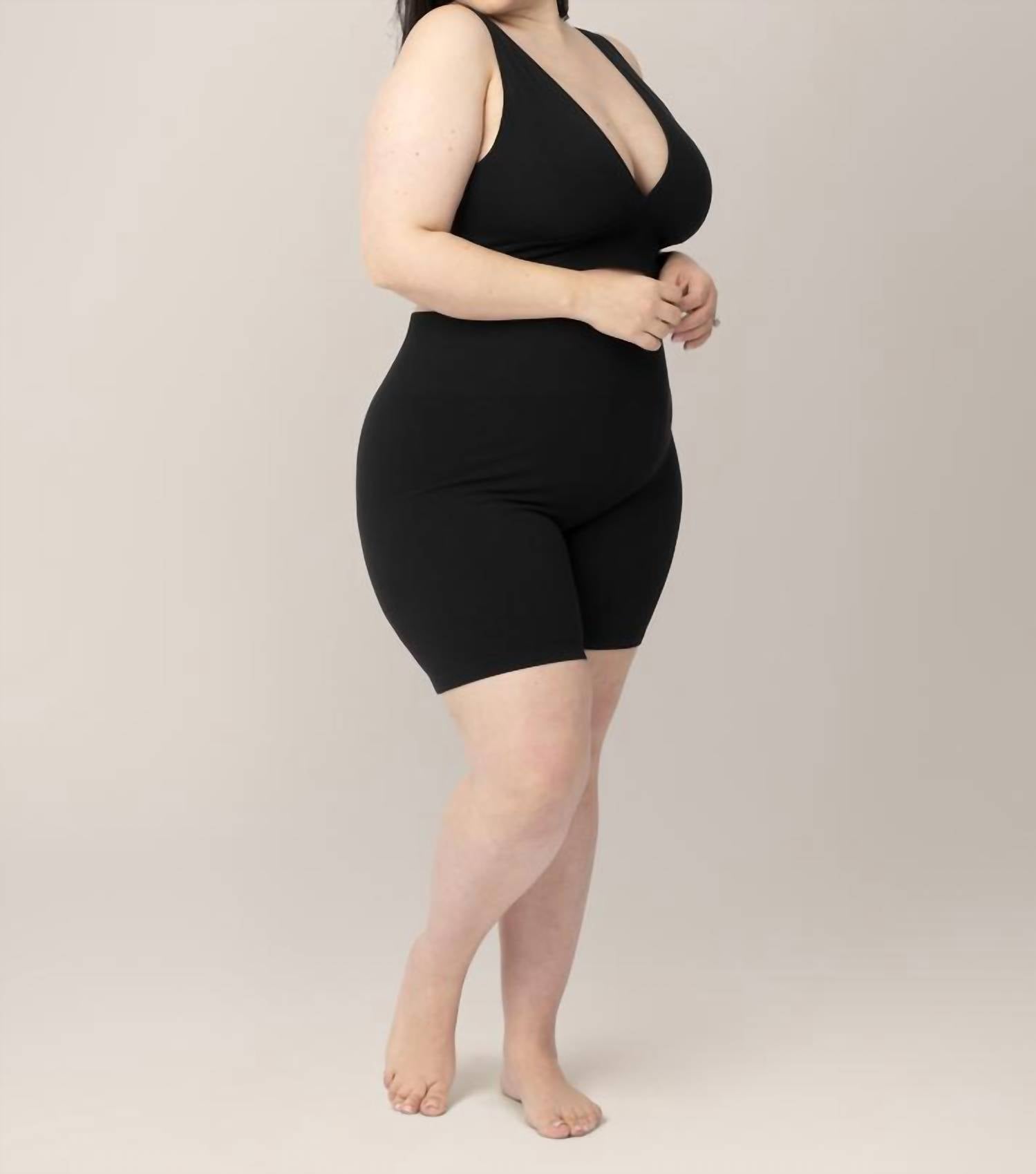 Kindred Bravely - Bamboo Maternity & Postpartum Bike Short - bike - shorts - black - clothing