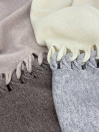 Kinross - Twist Stitch Cashmere Poncho - cashmere - clothing - ponchos