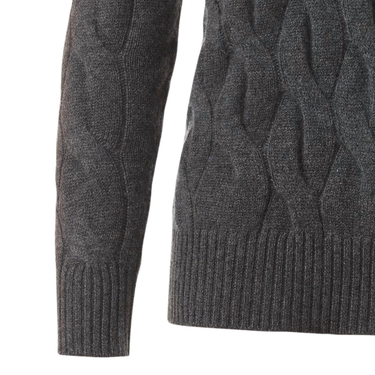 Kinross - Women's Long Cable Vee Pullover