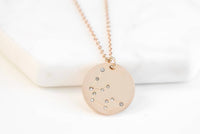 Kinsley Armelle - Women's Aquarius Necklace - jewelry - necklaces - pink
