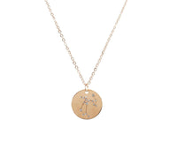 Kinsley Armelle - Women's Sagittarius Necklace - jewelry - necklaces - pink