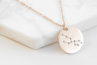 Kinsley Armelle - Women's Taurus Necklace - jewelry - necklaces - pink