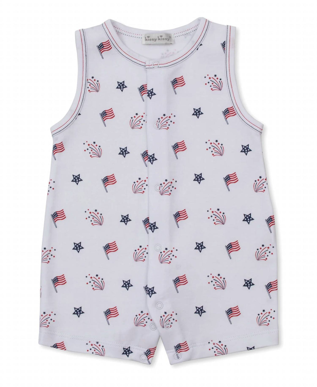 Kissy Kissy - Kids' Star Spangled Playsuit