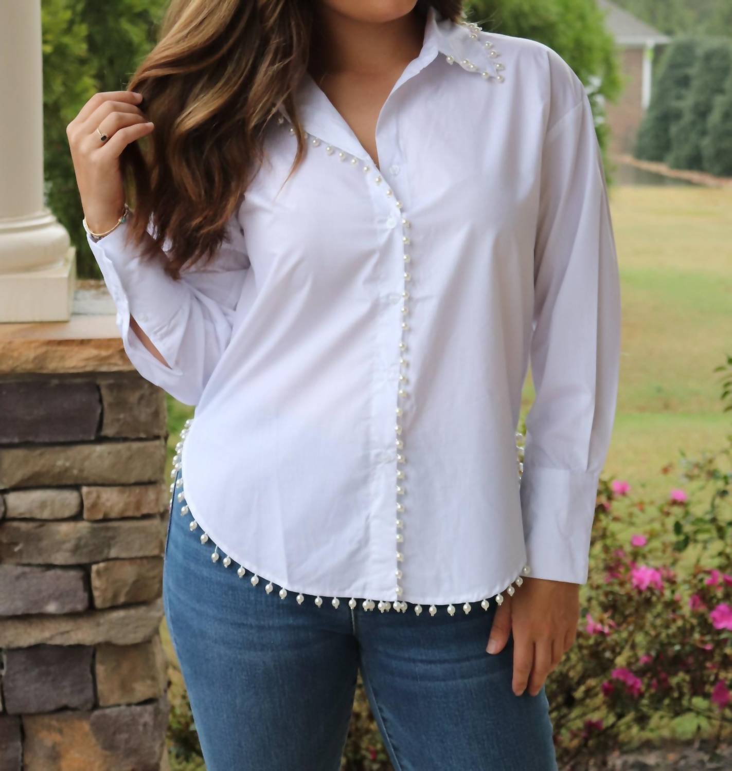 Kiwi - Women's In The Details Blouse - blouses - clothing - cotton