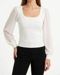 Kld - Celine Double Layer Knit Top