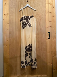 Kld - Long Leaf Print Dress