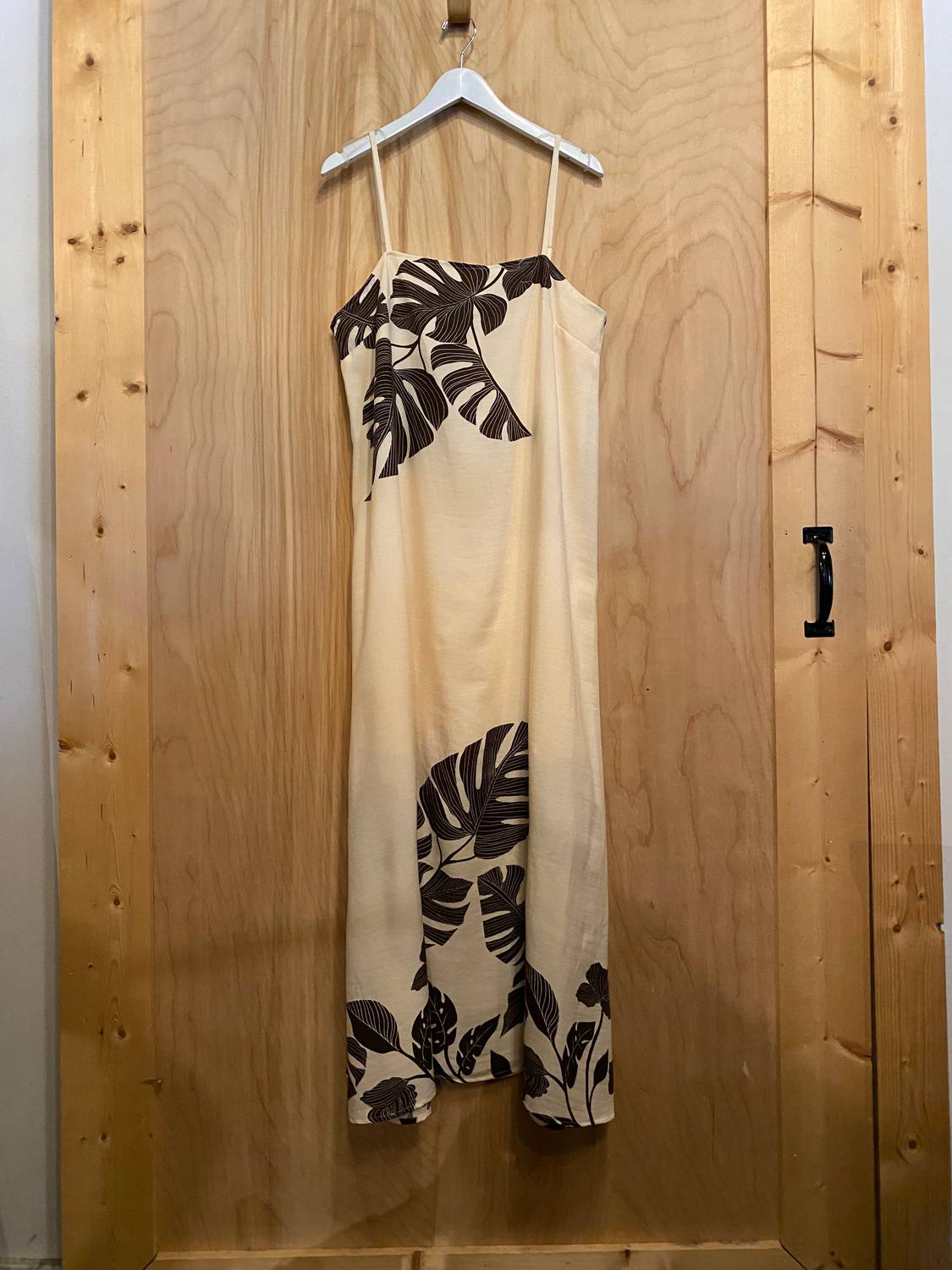 Kld - Long Leaf Print Dress