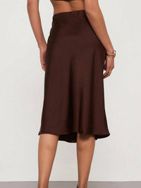Kld - Samantha Satin Midi Skirt