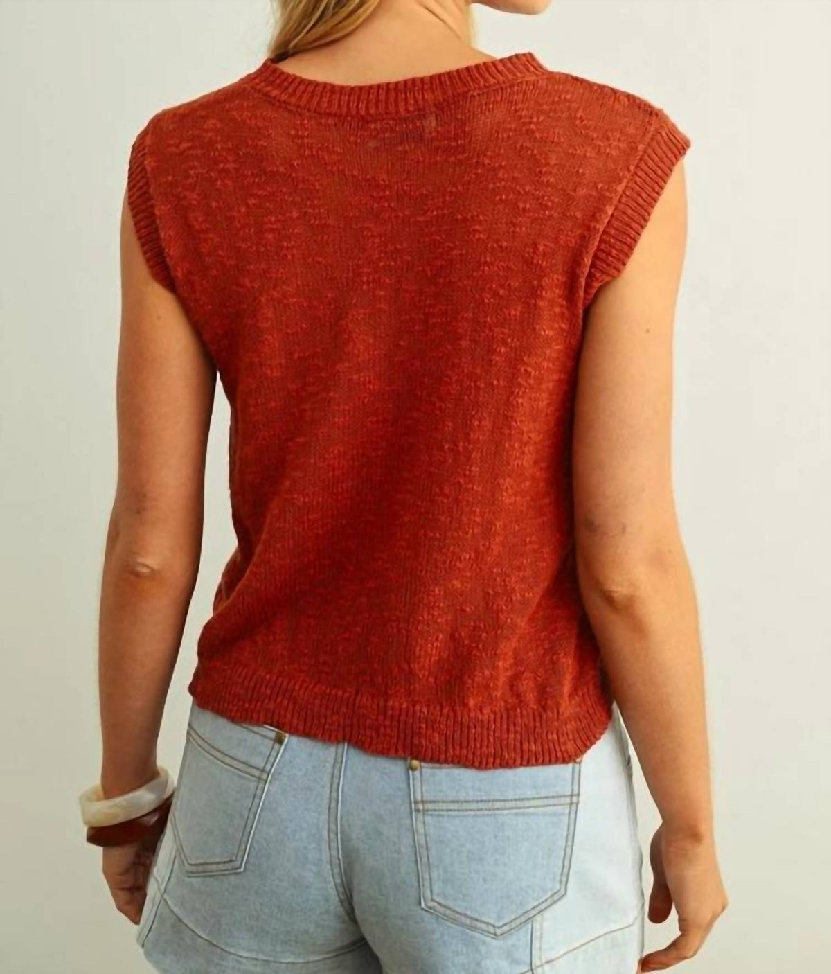 Kld - Sleeveless Knitted Sweater